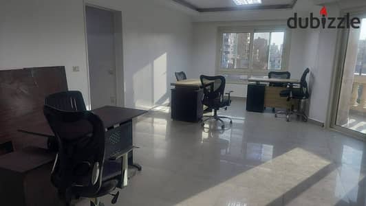 For rent furnished administrative licensed official  – 250m² | Nasr City   prime location in Nasr City.
