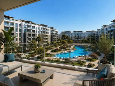Apartment 131m in Jazael Sheikh Zayed with two rooms, a down payment of 905 thousand, and installments of 195 thousand every 3 months for 10 years