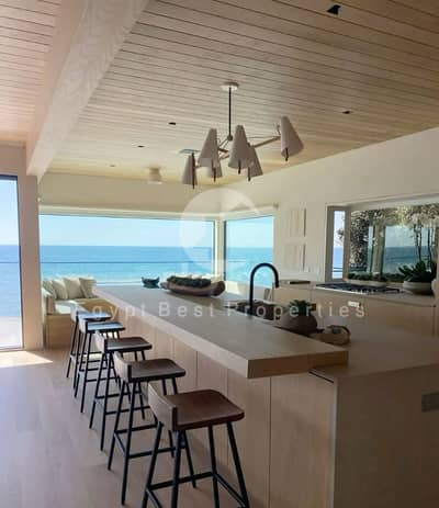 LAST FIRST ROW VILLA SEA VIEW IN CAESER SODIC LOWEST PRICE IN NORTH COAST SA7EL