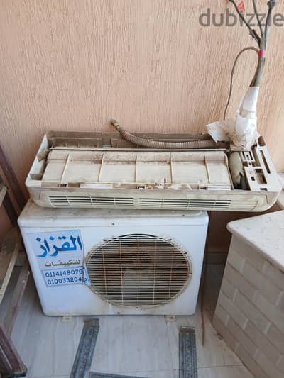 تكييف يونيون اير حصان ونص مستعمل للبيع بسبب ضعف الكباس