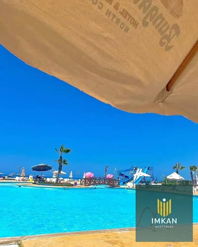 80m chalet overlooking the sea and a swimming pool in Bangloz Village on the North Coast for only 500,000 as a down payment and installments over 9 years