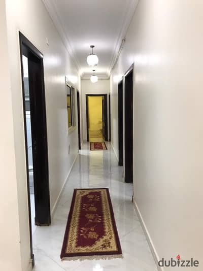 Furnished apartment for rent in Al Banafseg Villas