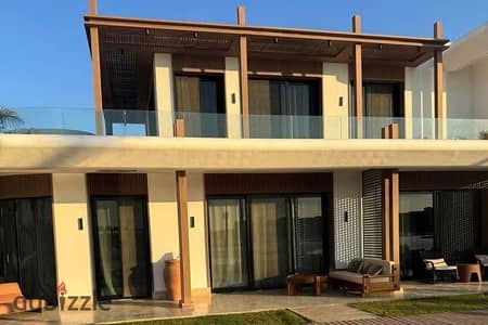 شاليه متشطب بالتكييفات بفيو على اللاجون والبحر فى زويا بجانب هاسيندا ريد و بلايا Ghazala Bay Zoya