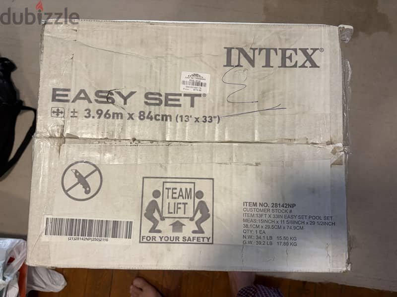 Intex pool 4m 6
