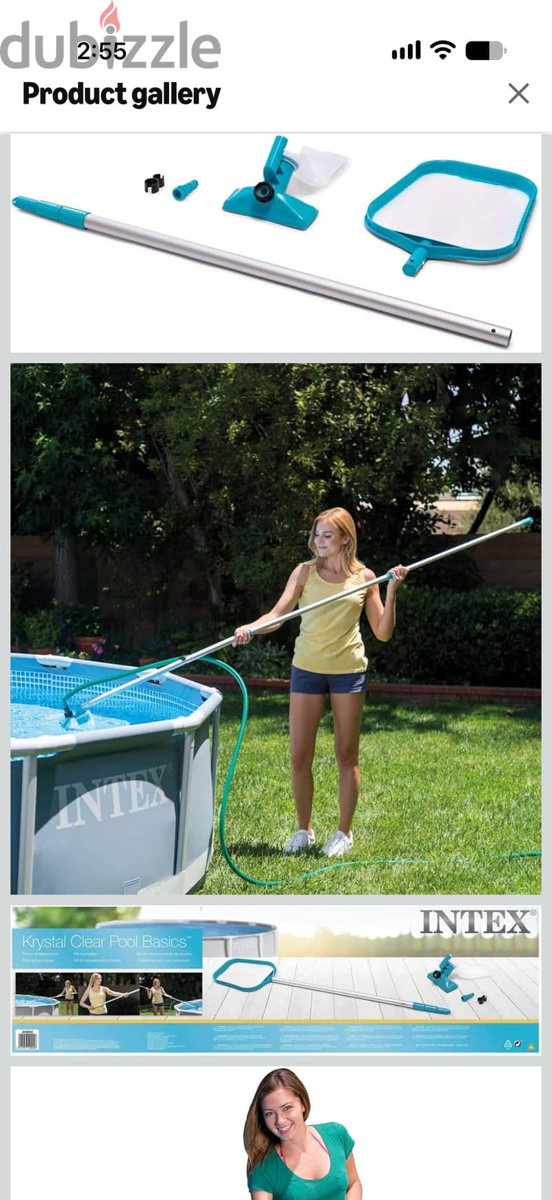 Intex pool 4m 7