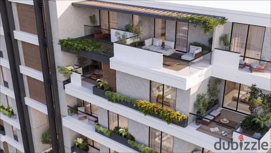 Ground Apartment 177m for Sale in Sheikh Zayed in Sky View 3 Fully Serviced Compound