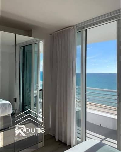 Double-view Apartment + first row to the lagoons (ready for viewing) ground floor with garden for sale in Mazarin - fully finished in a prime locat