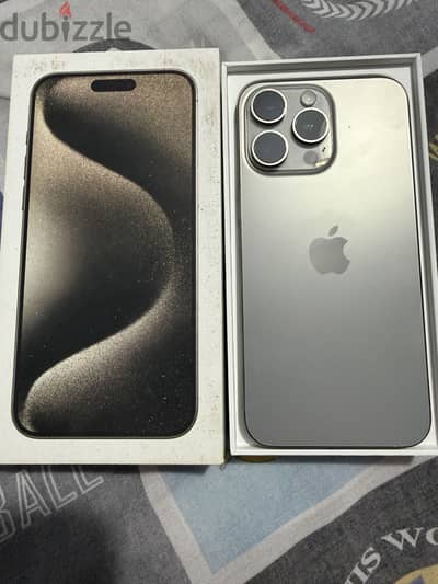 Apple - iPhone 15 Pro Max 256 with box and all accessories