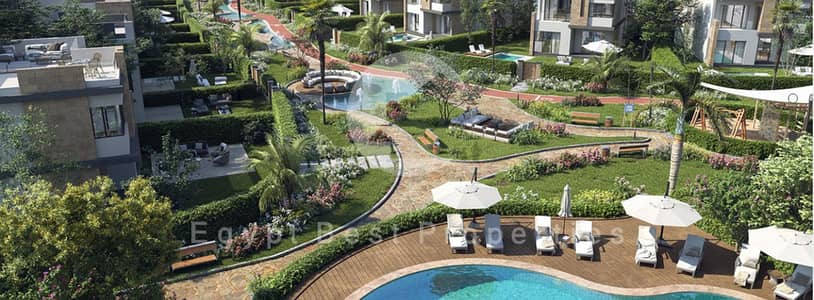 Duplex with Garden For Sale At A Prime Location Hyde Park New Cairo Instalment Up to 8 Years By Hyde Park with Lowest Price