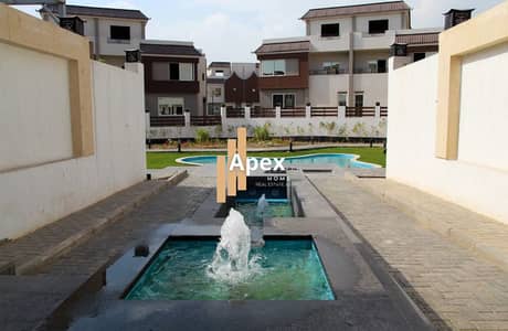 Villa for sale in Rock Villa Compound Al Obour area 255 sqm — an opportunity you won't find again! Ground + first + roof, half finishi