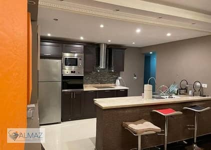 Furnished 200 sq m apartment for rent in Group 104, Al Rehab, near 90th Street.
