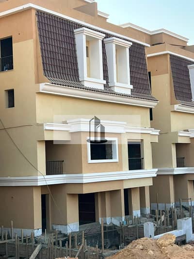 For quick sale Villa Ready to move total price less 7 million including maintenance all installments paid in Sarai prime location next Madinaty on Sue