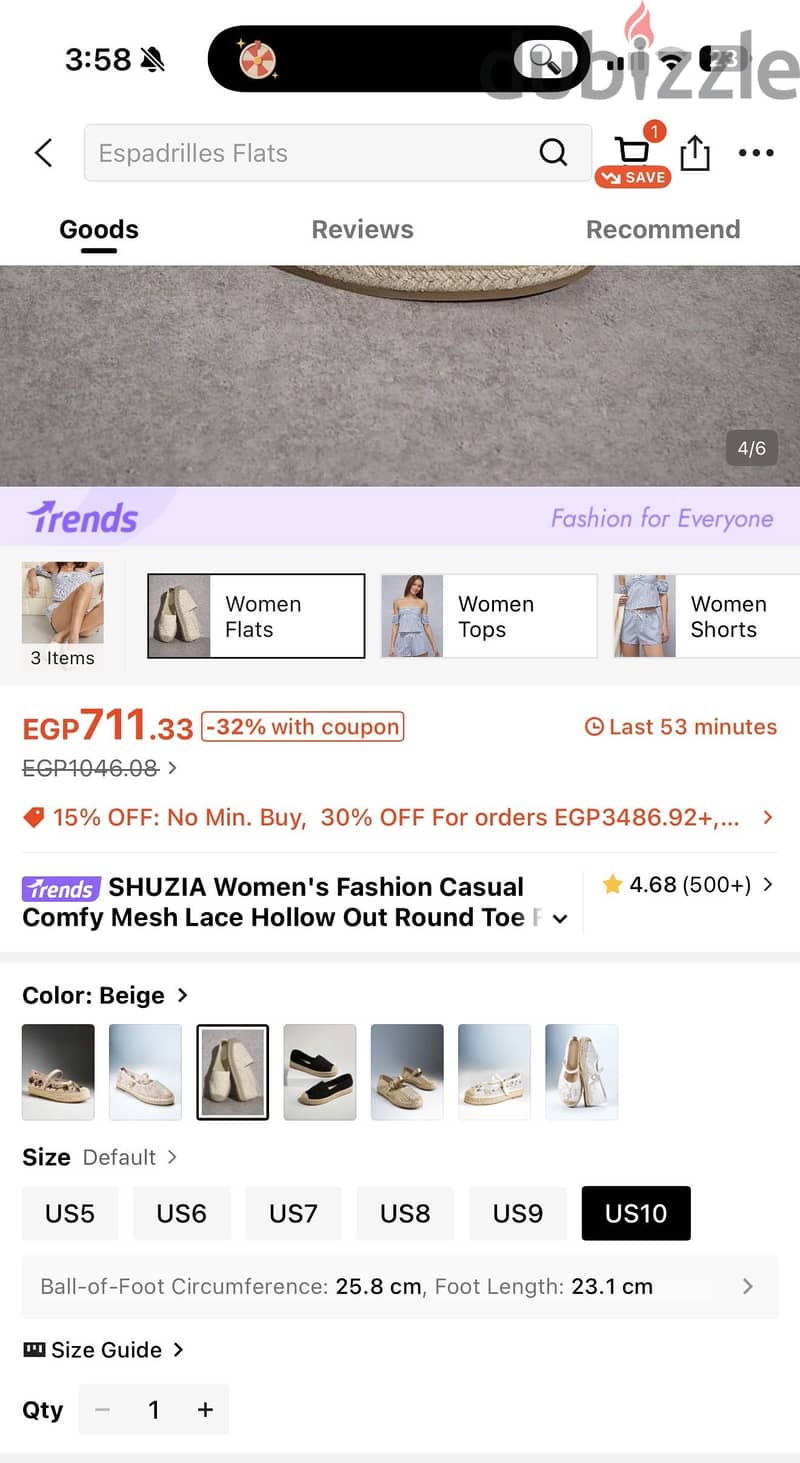 Shein flats 1
