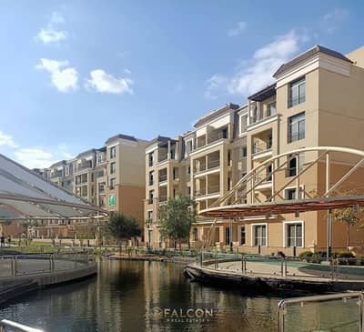 sky villa duplex 220m with private roof, 2 floors, 4 rooms for sale in Saray El Mostakbal compound on the Suez Road next to Madinaty and El Shoro