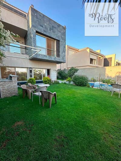 For Sale Twinhouse with gardenand Pool ,in Prime Location Fully Finished, Ready to move, in KARMA 4-Sheikh Zayed