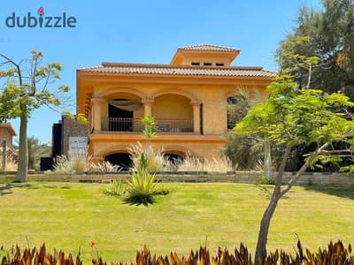Villa with palace specifications for sale in Rehab Hills - Model M - unfinished interior - 800m finish to your personal taste