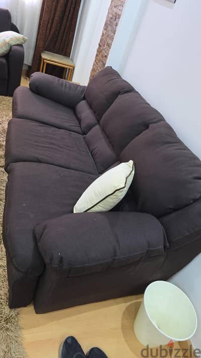 Sofa set, 3 seater, and1 seat