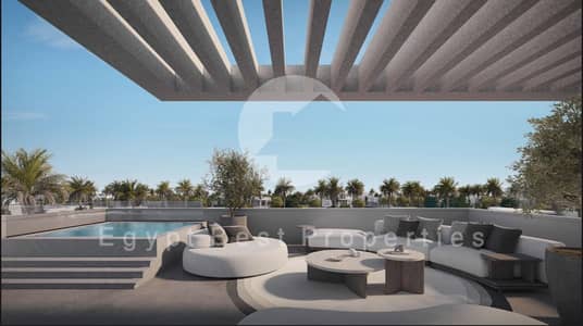 Chalet for sale at the lowest price, prime location, 2-year delivery, stunning view, 5% down payment, 10-year installments, a great deal in The Med, R
