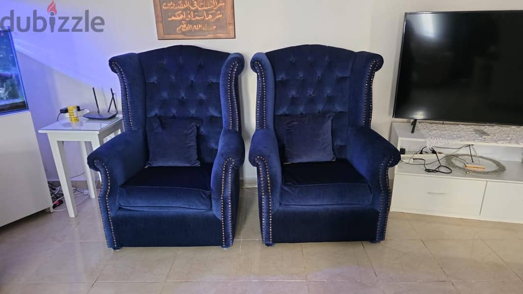 taylored/ handmade twin side chairs 2