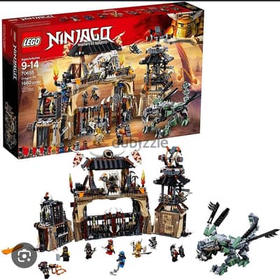 unofficial Lego Ninjago dragon pit set 70665