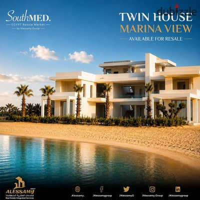 Villa for sale with convenient installments over 12 years in SouthMED Egypt