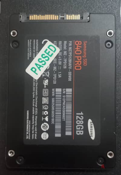 Ssd Samsung 840 pro 128G