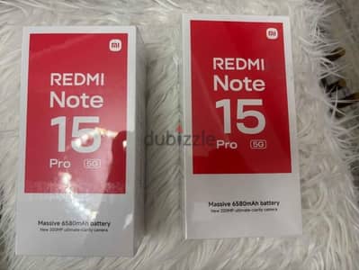 Xiome شاومي note 15 pro جديد متبرشم