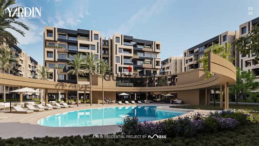 Two-bedroom apartment with a down payment of 425 thousand and a monthly installment of 30 thousand without installments in the Fifth Settlement in front of Hyde Park and minutes from the American University with a view of landscaping and lakes