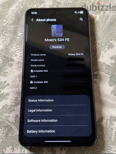 Samsung s24fe 8/512