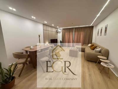 Furnished apartment for rent, Al Rehab, first occupancy, hotel-style furnishings, 110 meters, steps to the gateway.