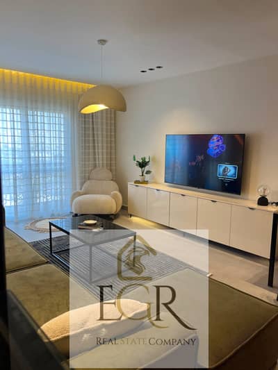 Furnished apartment for rent in Al-Rihab, the first residence next to the Eastern Market, fully finished with special decorations and the Martyr Pilot Mosque.