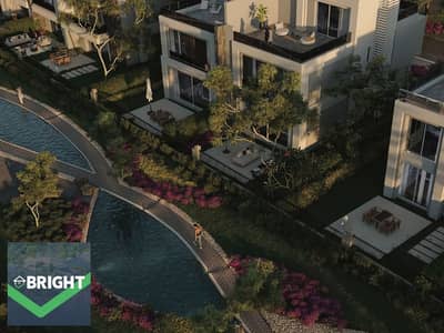 Villa for sale in El Patio Town La Vista in the southern investors, close to Al-Tassien Street, with a 5% deposit and 8 years installment.