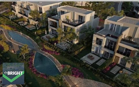 Villa for sale in El Patio Town near Cairo Festival City and the Suez Road with a low down payment and 8 years installment