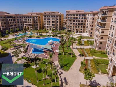 Penthouse for sale in installments near the American University in New Cairo, with a private roof terrace.