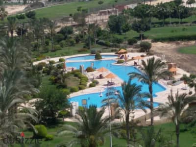 Chalet for sale 80 meters with an unobstructed view of the golf course and swimming pool
