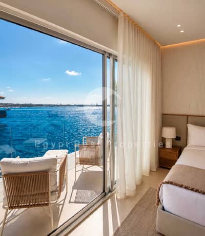 NEAR DELIVERY CHALET FULLY FINISHED & FURINSHED FOR SALE AT MARINA NORTH COAST WITH INSTALMNETPANORAMIC SEA VIEW
