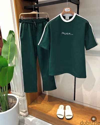 ترنج N10 أوفر سايز رجالي | انترلوك ليكرا | مقاسات L - XXL | 4 ألوان