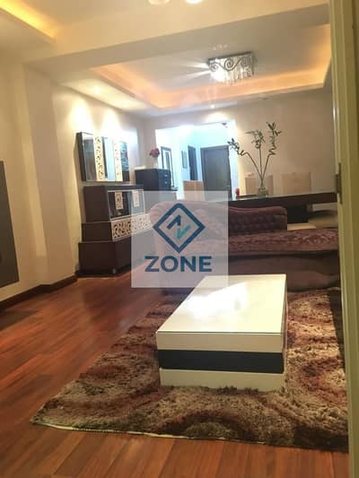Furnished apartment for rent in Madinaty, 135 sqm, garden view, 3 bedrooms, 2 bathrooms.