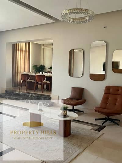 Duplex with Garden for Sale Ready to Move Open View on Landscape Prime Location in a Compound 5th Settlement New Cairo