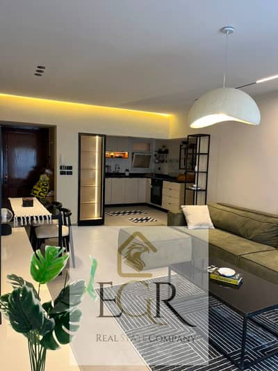 Apartment for rent in Al Rehab: 3 bedrooms, 2 bathrooms, close to amenities, and finished to a high standard (Super Lux). 