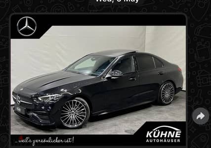 Mercedes C200 AMG Line Black | 1.5L Turbo | 204 HP