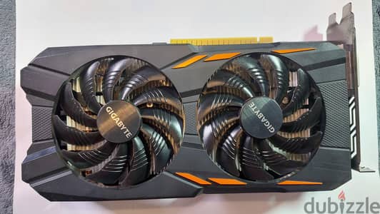 للبيع: Gigabyte GTX 1050 Ti Windforce OC 4GB