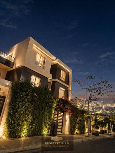 Latest Town Villa Immediately Available with a Panoramic View of Sheikh Zayed from the Top of the Hill Next to Karma 4 and Al-Rabwa