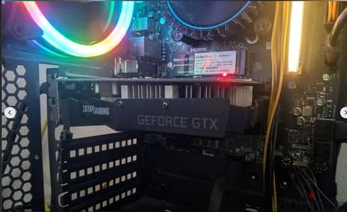 ZOTAC GTX1650 OC 4GB الكرت بحاله الزيرو درجه حراره 58 تحت الضغط
