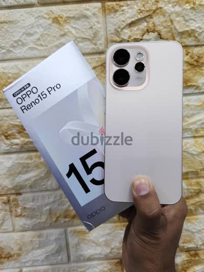 Oppo Reno 15 pro  5G 256 giga 16 نسخه ram فتحه علبه