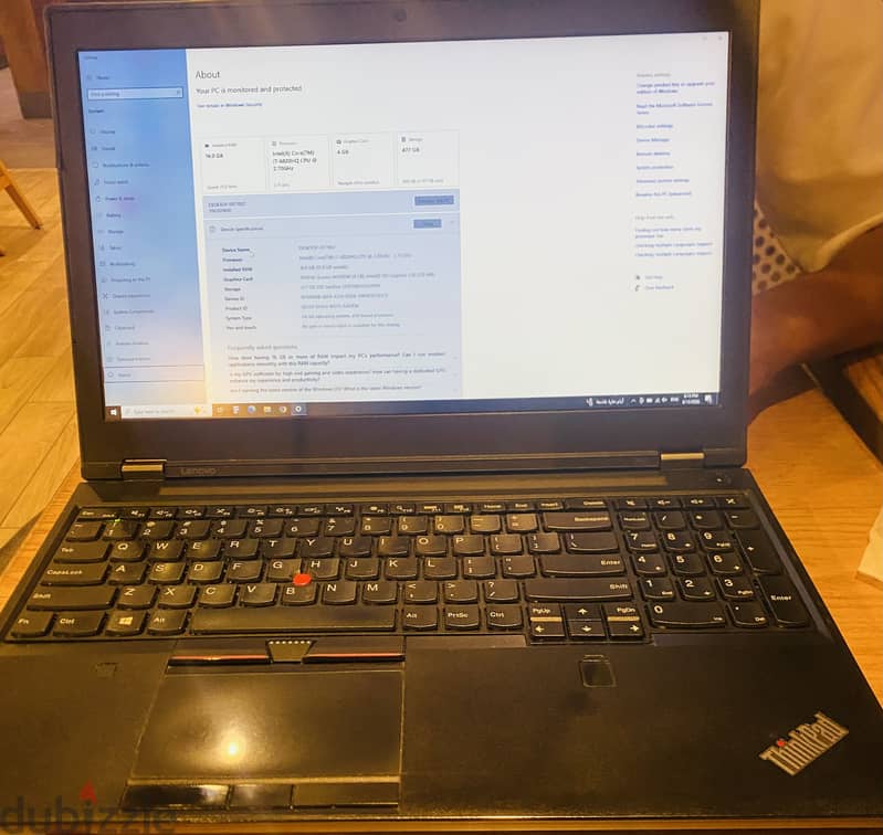 Lenovo Thinkpad P50- Workstation 1