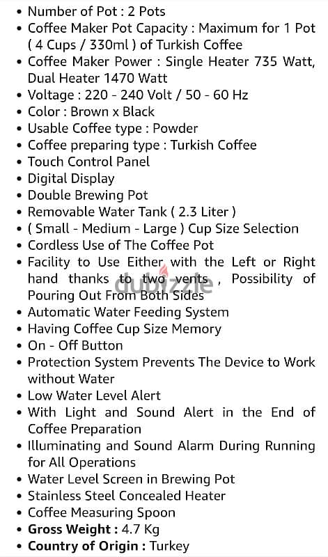 Tornado Turkish coffee machine 3