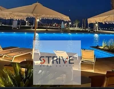 30% discount Lagoon view chalet varanda 129 m fully finished with ACs and kitchen cabinets with 10% down payment over 5 years for sale - ras el hikma