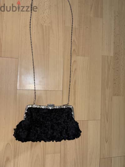 Chic Black flower bag