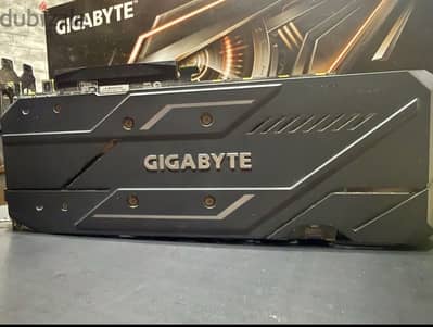 كارت شاشه gigabyte Gtx 1660 (3fans) استعمال نضيف